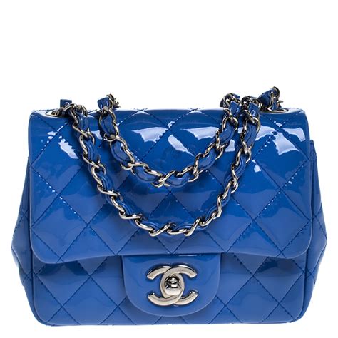 chanel flap blue|chanel small classic flap bag.